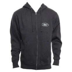 Original Logo Zip In Navy Blue Heather Sweatshirt