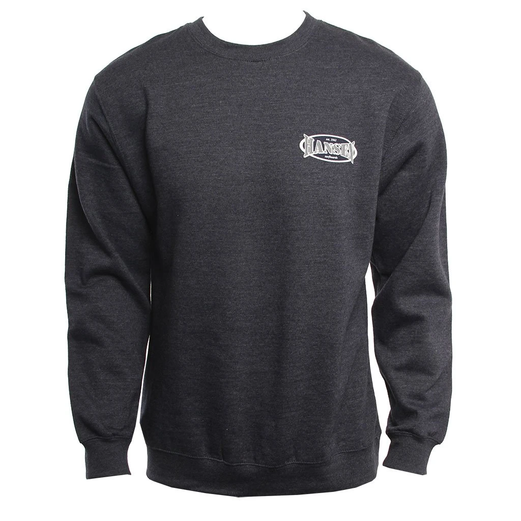 Surfboard In Navy Blue Sweatshirt