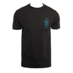 Rip Curl Search Roots Premium Tee Shirt In Black