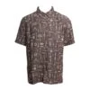 Quiksilver Knots And Stuff In Black Woven Shirt
