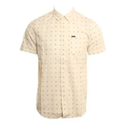 Volcom Milton In White Woven Shirt