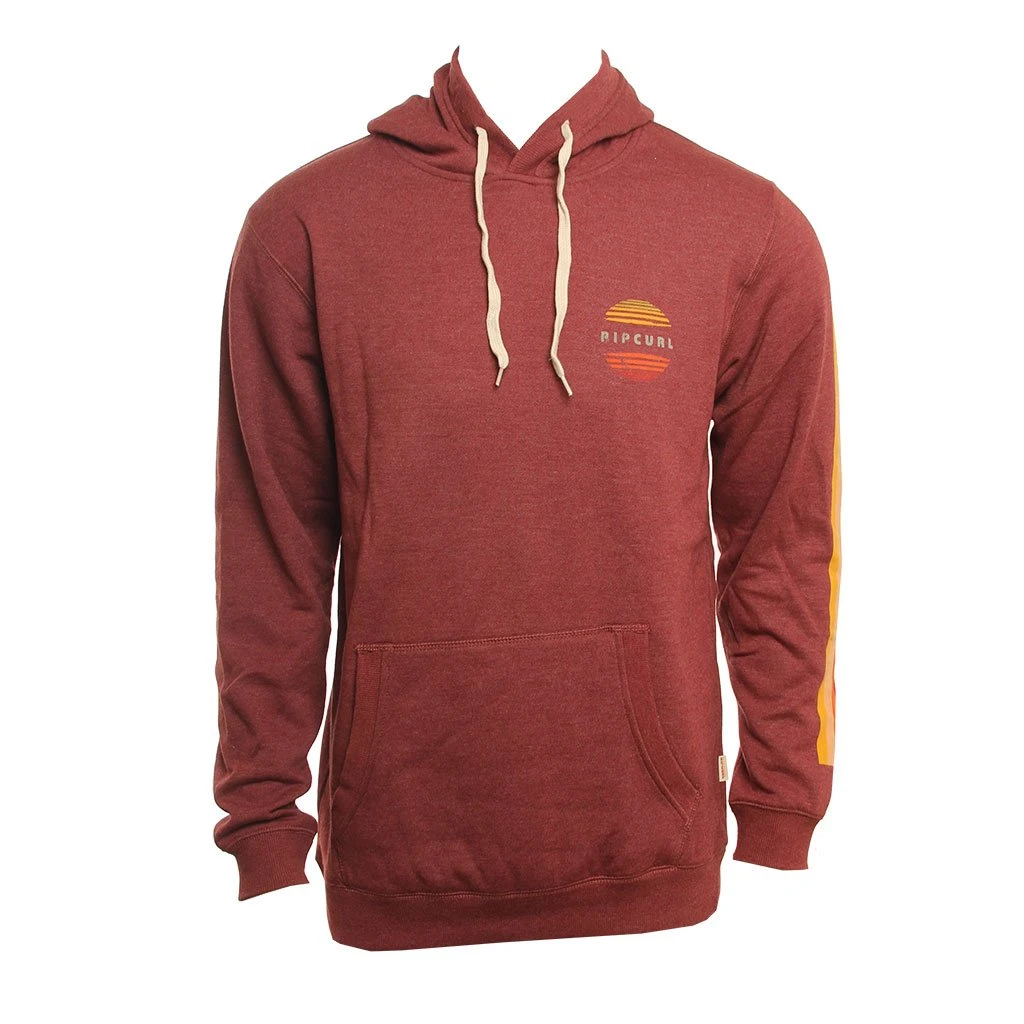 Rip Curl Surf Revival Hood In Burgundy Sweatshirt