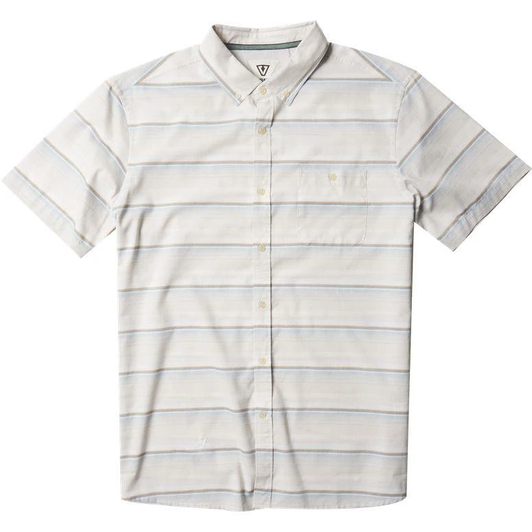 Vissla Santanas Eco In White Woven Shirt