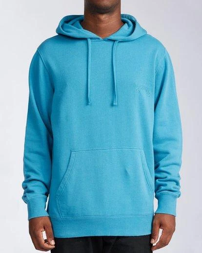Billabong Wave Washed Pullover Hoodie In Blue Sweatshirt