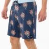 Rip Curl Mirage Palm Daze In Navy Blue Boardshort
