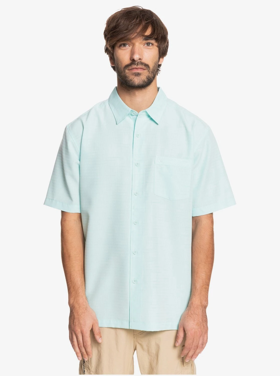 Quiksilver Centinela 4 In Aqua Splash Centinella (Bzg1) Woven Shirt