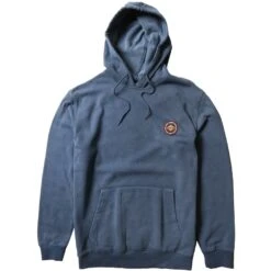 Vissla Solid Sets Eco PO Hoodie In Dark Denim (Dkd) Sweatshirt