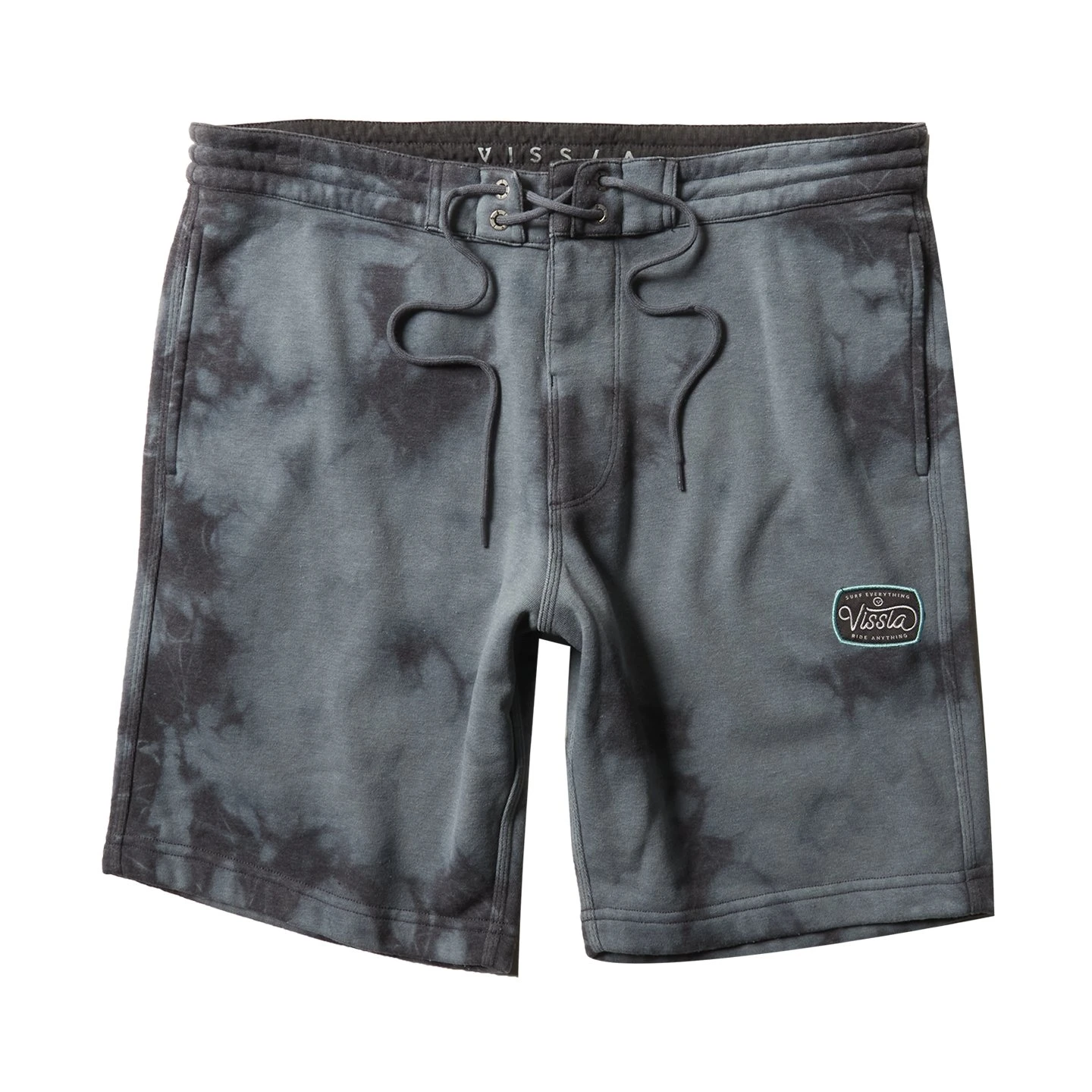 Vissla Solid Sets 18.5" Sofa Surfer In Charcoal Shorts