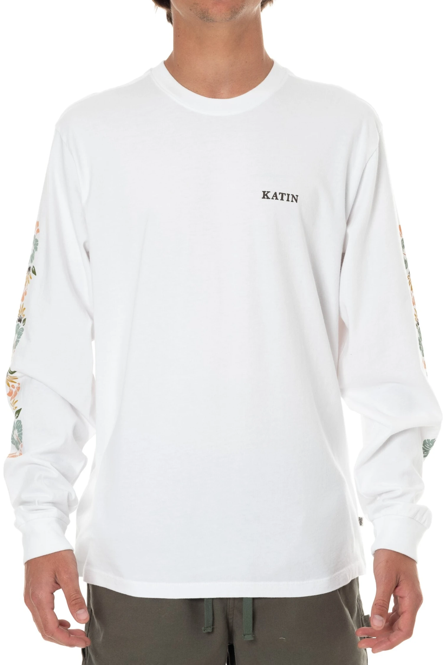 Katin Lei'd Long Sleeve In White Shirt