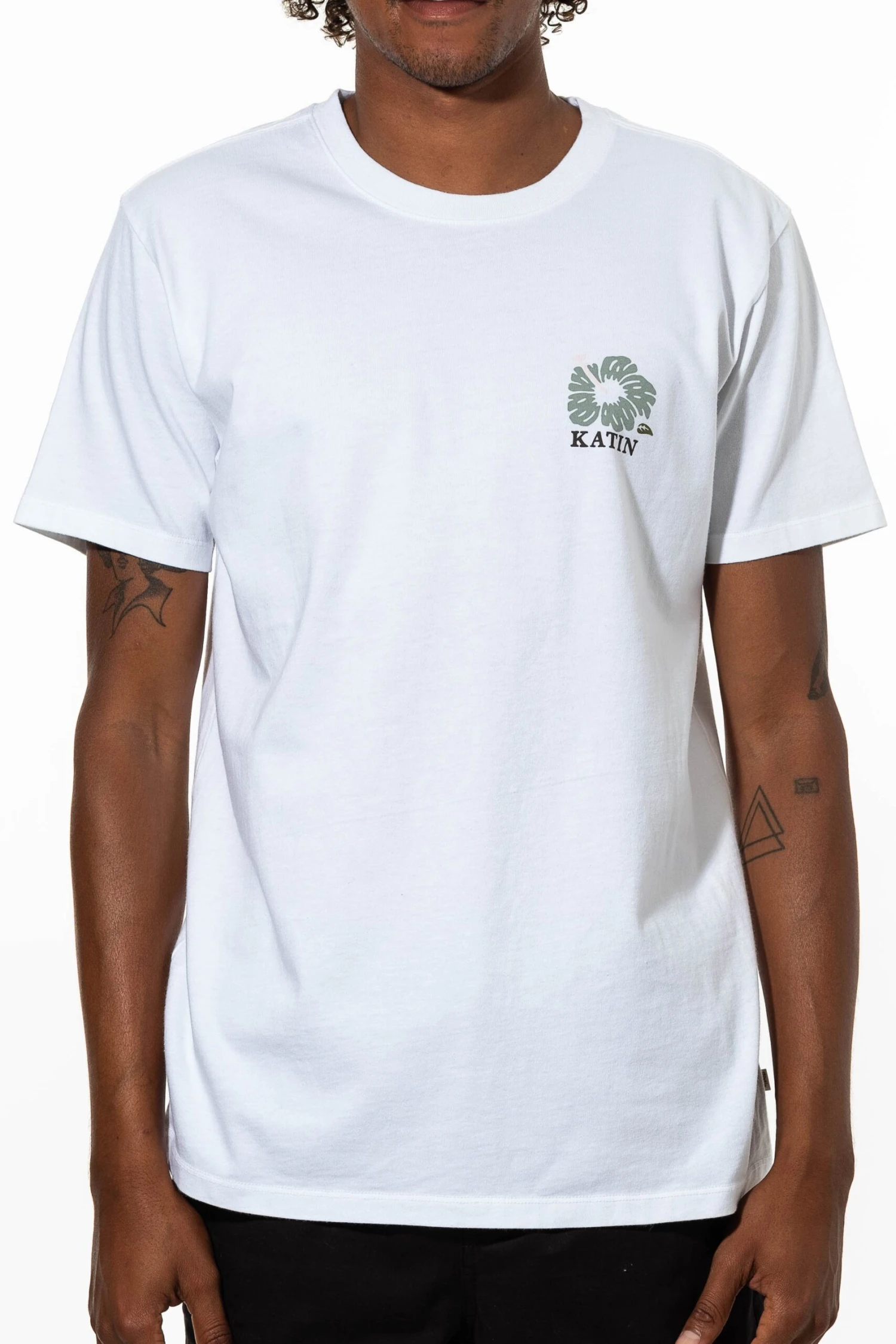 Katin Lei'd In White Shirt