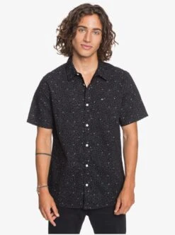 Quiksilver Spilled Rice In Tarmac Spilled Rice (Kya6) Woven Shirt