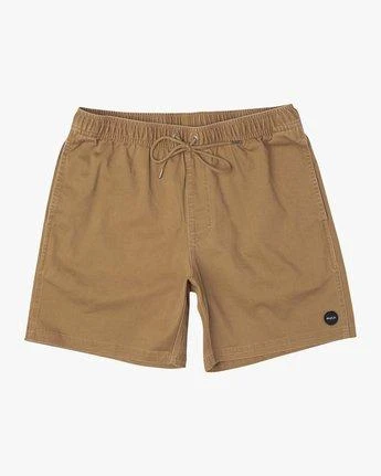 RVCA Escape Elastic In Camel (Cml) Shorts