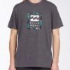 Billabong United Stacked In Black Shirt