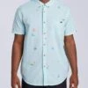 Billabong Sundays Mini In Seaglass (Sgl) Woven Shirt