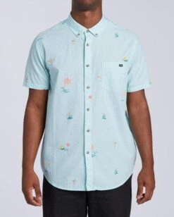 Billabong Sundays Mini In Seaglass (Sgl) Woven Shirt