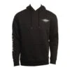 Diamond Pullover Hooded In Black Sweatshirt