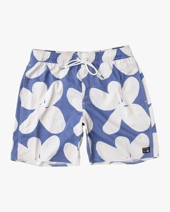 RVCA Elder 17" Elastic Trunk In Floral (Flr) Boardshort