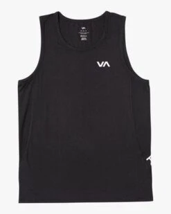 RVCA Sport Vent In Black Tank Top