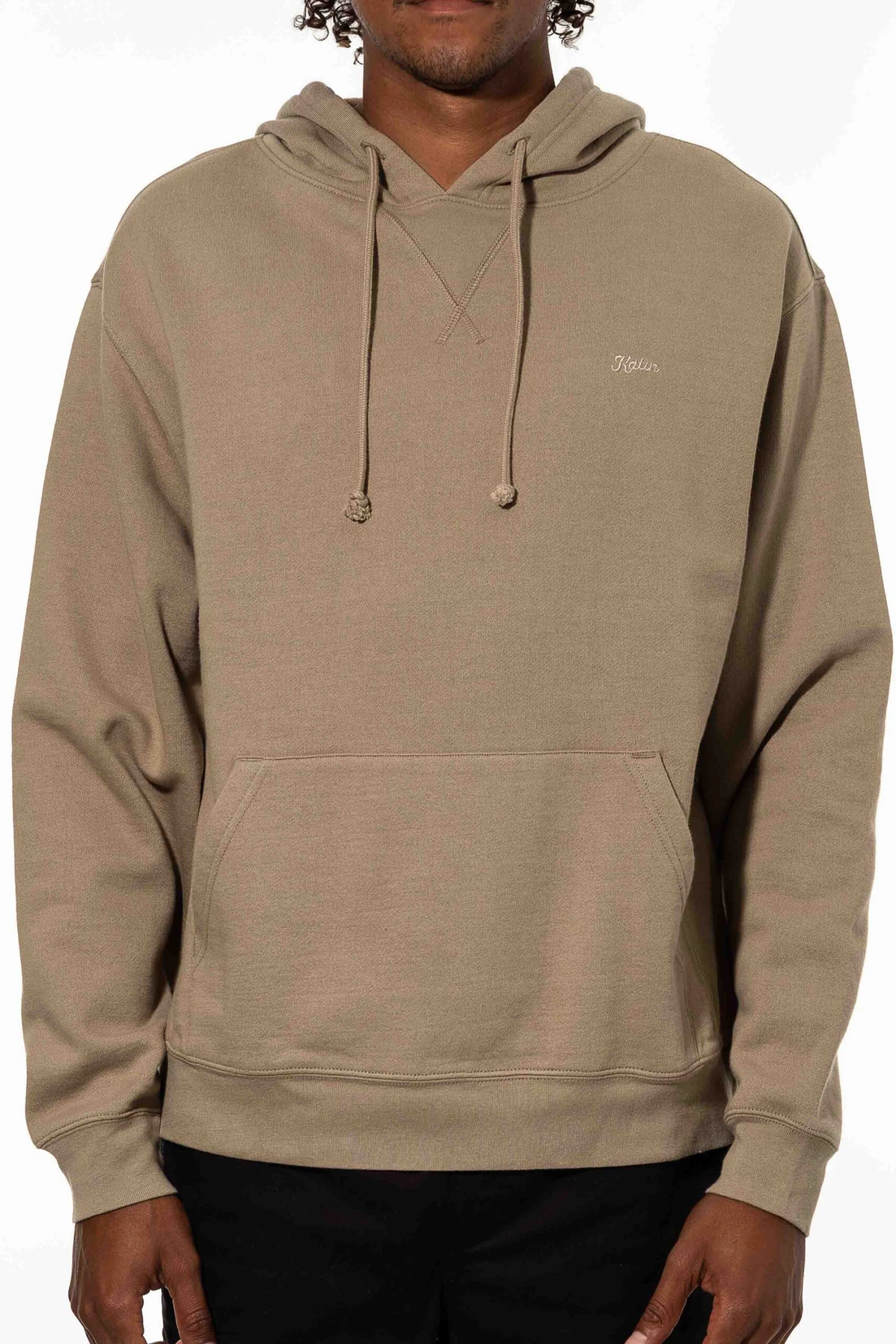 Katin Embroidered Hoodie In Almond Sweatshirt