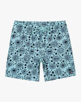 RVCA VA Elastic 17" In Blue Boardshort