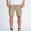 Billabong Combat Bottle Opener Submersible In Gravel Heather Shorts