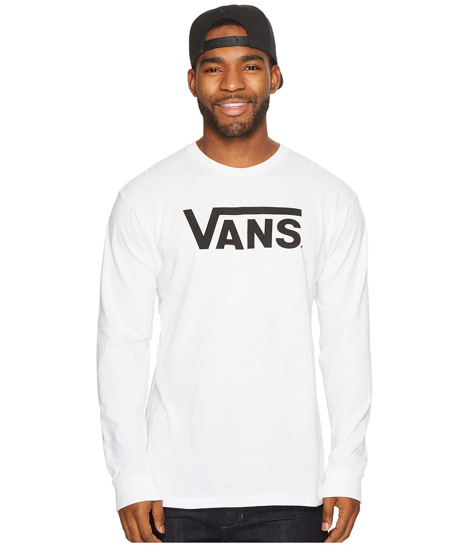 Vans Classic L/S Tee (white/black)